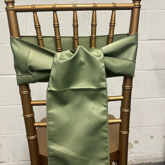 Olive Green Chair Ties for all Occasions - Picture 5 of 5